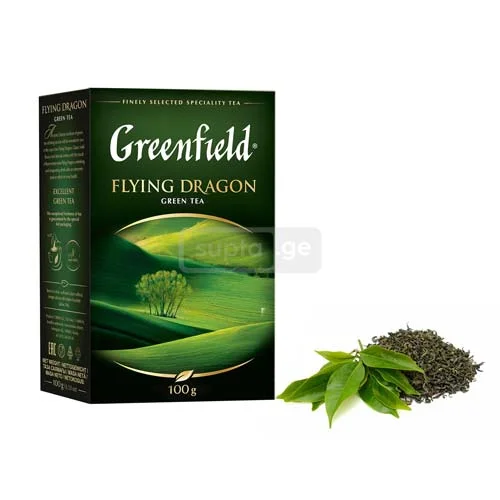 Greenfield-გრინფილდი დასაყენებელი მწვანე ჩაი 100გრ